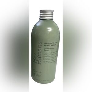 NEW Hey Humans Naturally Derived Cedarwood and Sage Bodywash